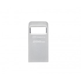 Memorie USB Flash Drive Kingston 256GB Data Traveler Micro, USB 3.2 Gen1, Metalic