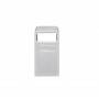 Memorie USB Flash Drive Kingston 256GB Data Traveler Micro, USB 3.2 Gen1, Metalic