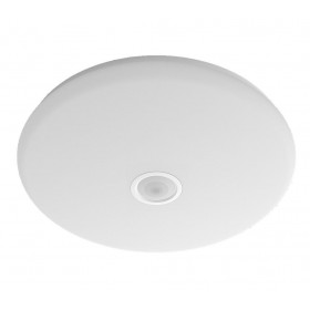 Plafoniera LED Philips Mauve CL252, cu senzor de miscare, 16W, 1700 lm, lumina calda (2700K), IP20, 32cm, Alb