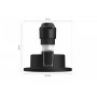 Spot LED RGB incastrat Philips Hue Xamento, Bluetooth, GU10, 5.7W, 350 lm, lumina alba si color (2000-6500K), IP44, Negru
