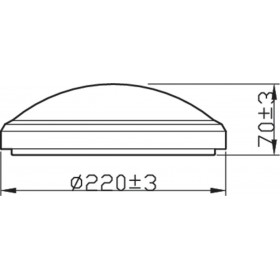 Plafoniera LED Philips Doris CL257, 6W, 600 lm, lumina calda (2700K), IP44, 22cm, Negru