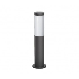 Stalp pentru iluminat exterior Philips Utrecht, 1xE27, max 20W, IP44, 450x120mm, Antracit