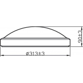 Plafoniera LED Philips Doris CL257, 17W, 1700 lm, lumina neutra (4000K), IP44, 31.3cm, Crom