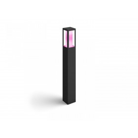 Stalp LED RGB pentru exterior Philips Hue Impress, 2x8W (2x49W), 1200 lm, lumina alba si color (2000-6500K), IP44, 770x100mm, Ne